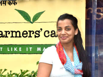 Rahul Dev and Mugdha Godse snapped at Farmers' Cafe