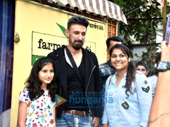 Rahul Dev and Mugdha Godse snapped at Farmers' Cafe