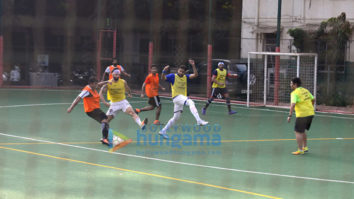 Ranbir Kapoor, Abhishek Bachchan and others snapped during a football match