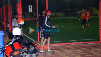 Ranbir Kapoor, Abhishek Bachchan snapped during a soccer match in Bandra