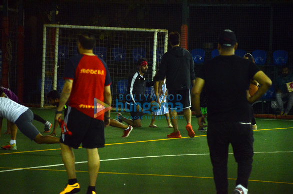 ranbir kapoor abhishek bachchan snapped during a soccer match in bandra 8