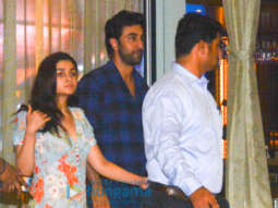 Ranbir Kapoor, Alia Bhatt, Karan Johar and Ayan Mukerji spotted at O Pedro at BKC