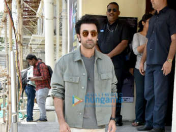 Ranbir Kapoor, Dia Mirza, Sonam Kapoor, Manisha Koirala arrive for the trailer launch of 'Sanju'