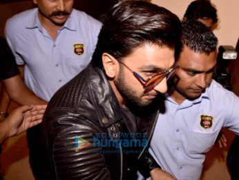 Ranveer Singh attends the Carrera Eyewear promotional event