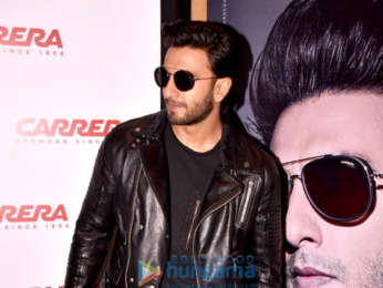 Ranveer Singh attends the Carrera Eyewear promotional event