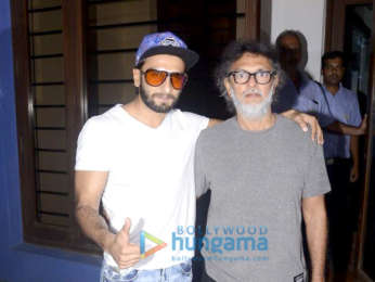 Ranveer Singh snapped at Rakeysh Omprakash Mehra's office