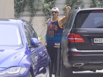 Ranveer Singh snapped sporting his new look from Simmba at the gym in Bandra