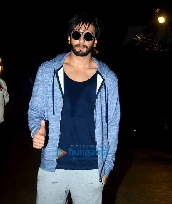 Ranveer Singh spotted at Otters Club in Bandra