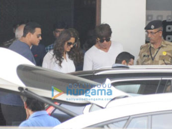 Akshay Kumar, Raveena Tandon and Suniel Shetty snapped at the airport