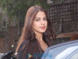 Rhea Chakraborty spotted at Hakim’s Aalim salon in Bandra