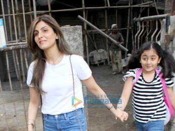 Riddhima Kapoor Sahani & Manasi Joshi Roy spotted at Kromakay in Juhu