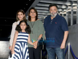 Rishi Kapoor and family snapped at Hakkasan in Bandra