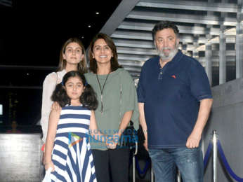 Rishi Kapoor snapped with family at Hakkasan in Bandra