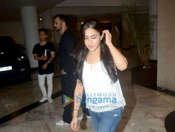 Rohit Shetty and Sara Ali Khan snapped at Manish Malhotra's house in Bandra