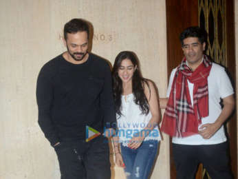 Rohit Shetty and Sara Ali Khan snapped at Manish Malhotra's house in Bandra