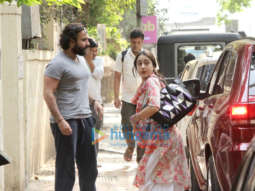 Saif Ali Khan and Sara Ali Khan snapped at Abhishek Kapoor’s office in Khar