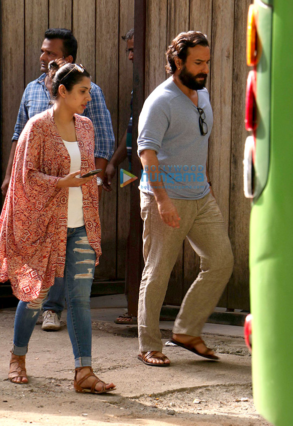 saif ali khan snapped shooting for an ad in juhu 3