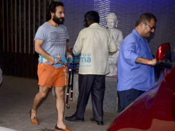 Saif Ali Khan spotted at a clinic in Bandra