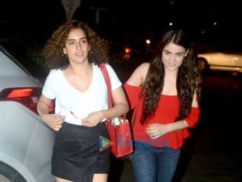 Sanya Malhotra and Radhika Madan spotted at Bastian in Bandra