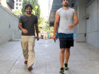 Saqib Saleem spotted at the gym