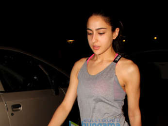 Sara Ali Khan snapped after yoga class in Bandra