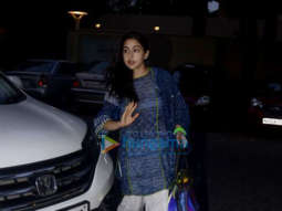 Sara Ali Khan snapped post her yoga session in Bandra