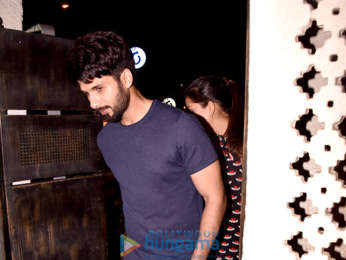 Shahid Kapoor & Mira Rajput snapped at a restaurant