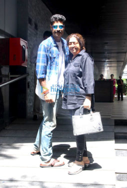 Sikandar Kher and Kirron Kher spotted at Hakkasan