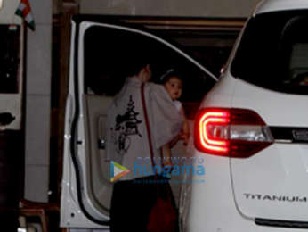 Soha Ali Khan and her daughter snapped at Saif Ali Khan's house