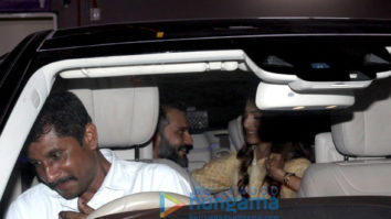 Sonam Kapoor Ahuja, Anand Ahuja, Janhvi Kapoor and Boney Kapoor snapped at the airport