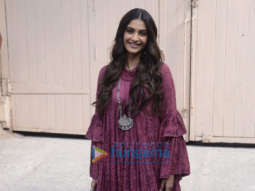 Sonam Kapoor Ahuja and Shikha Talsania snapped promoting their film Veere Di Wedding