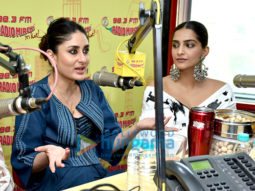 Sonam Kapoor Ahuja and Kareena Kapoor Khan promote Veere Di Wedding at the 98.3 FM Radio Mirchi office