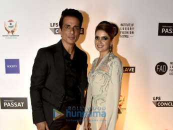 Sonu Sood and Iulia Vantur at Hothur foundation