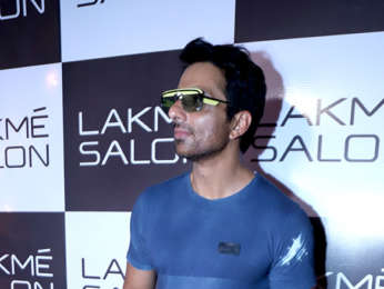 Sonu Sood snapped at Lakme salon