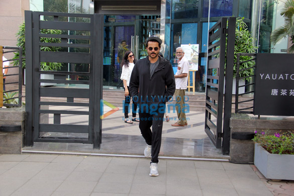 sophie choudry tisca chopra and anil kapoor spotted at yauatcha bkc