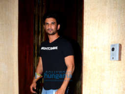 Sushant Singh Rajput, Kriti Sanon and Janhvi Kapoor spotted at Manish Malhotra’s house