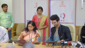 Sushant Singh Rajput attends the Niti Aayog event