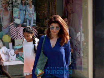 Taimur Ali Khan, Twinkle Khanna and Karan Singh Grover spotted at Bandra