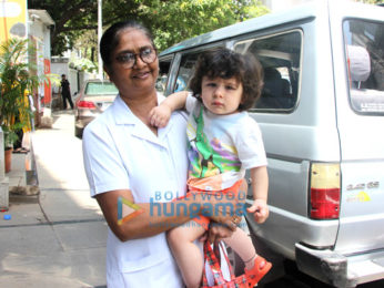 Taimur Ali Khan snapped at his play school
