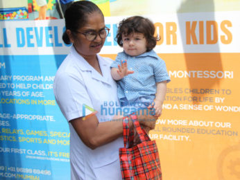 Taimur Ali Khan snapped at his play school