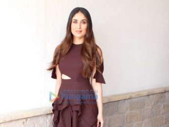 The cast of film Veere Di Wedding snapped during media interview at Sun n Sand in Juhu