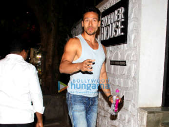 Tiger Shroff spotted at Korner House, Bandra