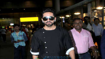 Twinkle Khanna, Prachi Desai, and Ayushmann Khurrana snapped at the airport