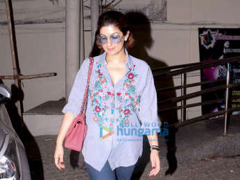 Twinkle Khanna with Karan Kapadia spotted at PVR, Juhu