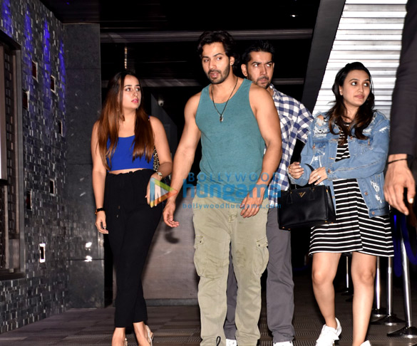 Varun Dhawan snapped with family for dinner Varun Dhawan snapped with family for dinner