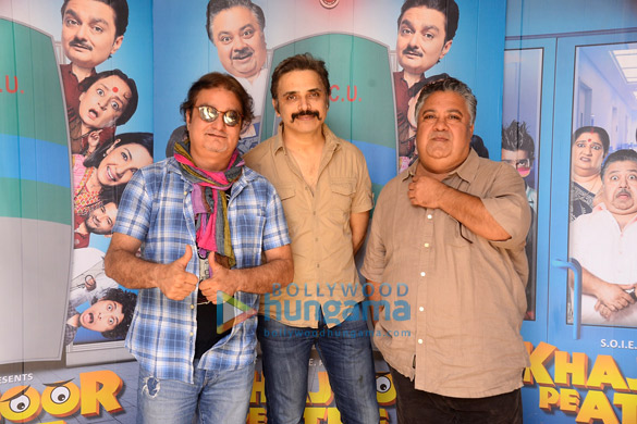 Vinay Pathak, Manoj Pahwa and Harsh Chhaya promote Khajoor Pe Atke Vinay Pathak, Manoj Pahwa and Harsh Chhaya promote Khajoor Pe Atke