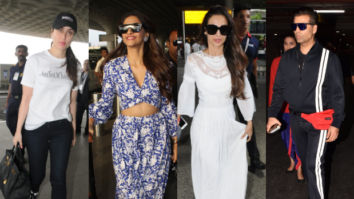 Weekly Celebrity Airport Style: Flirty prints, athleisure chic and back to basics – Kareena Kapoor Khan, Karan Johar, Diana Penty, Malaika Arora fly in style!