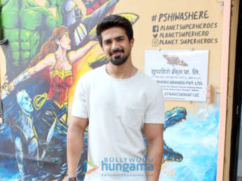 Yami Gautam and Saqib Saleem snapped shooting for an ad