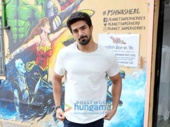 Yami Gautam and Saqib Saleem snapped shooting for an ad