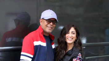 Yami Gautam and Saqib Saleem snapped shooting for an ad